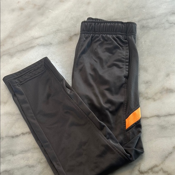 Athletic Works Kids Gray and Orange Joggers - Picture 1 of 5